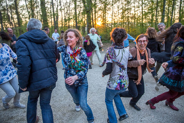 Fête de retraite Jaques dans un refuge