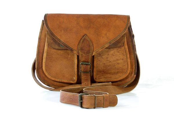 Leather bag shooting