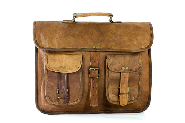 Leather bag shooting