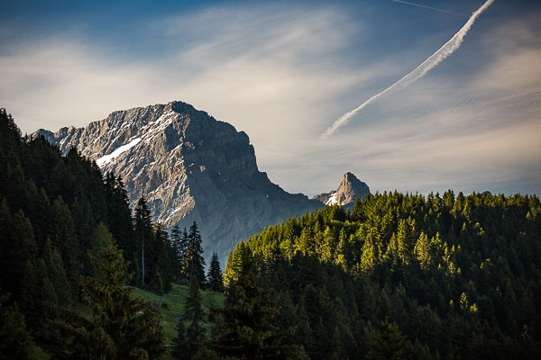 Le Grand Muveran vu depuis les hauts de Villars