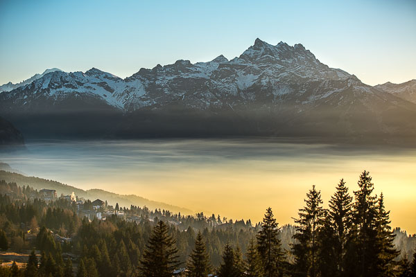 Mer de nuage sous Villars